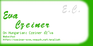 eva czeiner business card